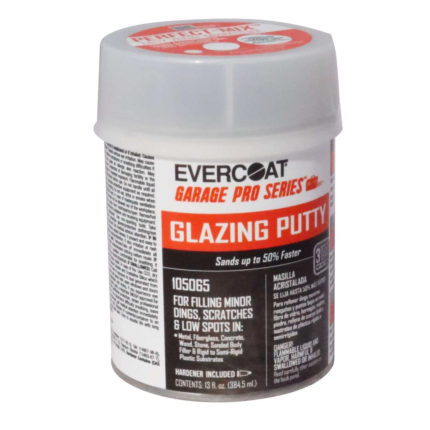 Garage Pro Series Glazing And Spot Putty 13 Oz For Auto Body Repair