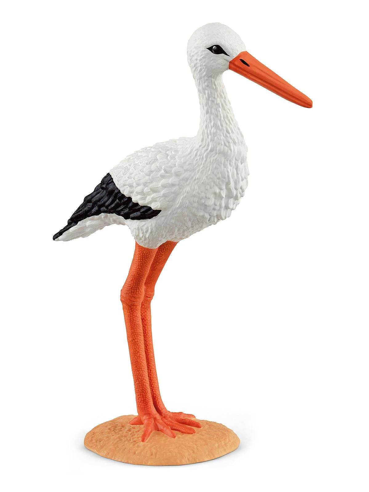 Farm World Stork Figurine - Realistic Animal Model For Play And Display