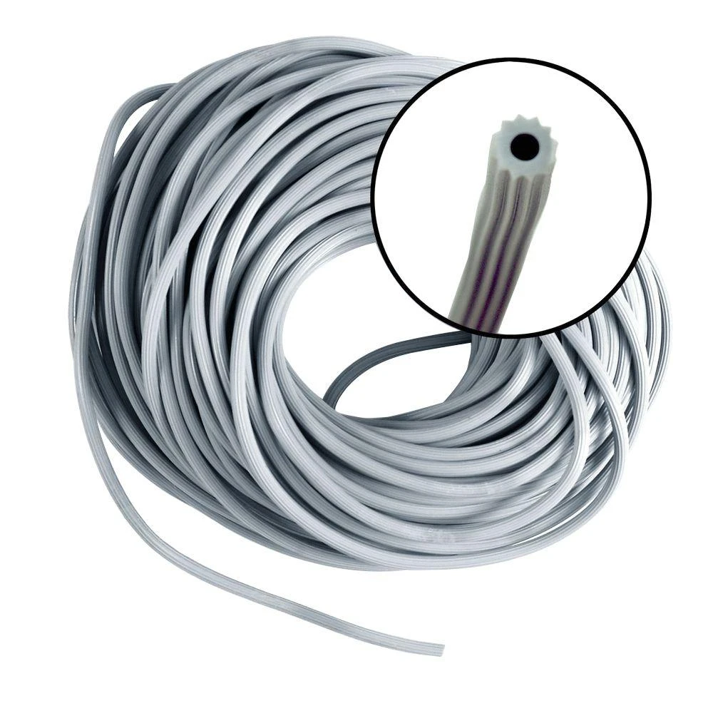 0.19 In. Diameter X 25 Ft. Length Gray Screen Spline For Window Repair