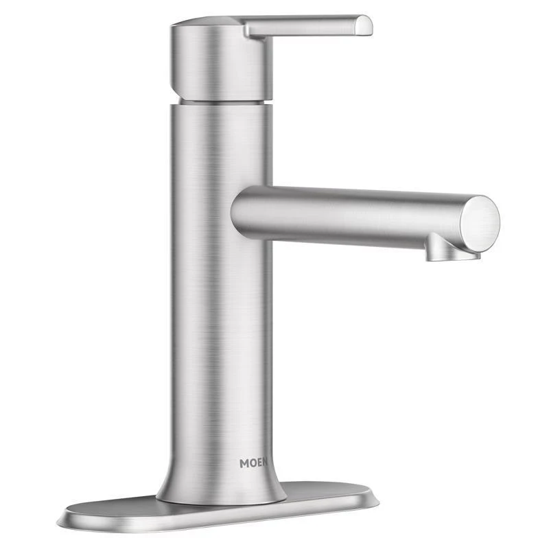 Arlys Brushed Nickel Single-handle Low-profile Bathroom Faucet 4 In. Model 84770srn