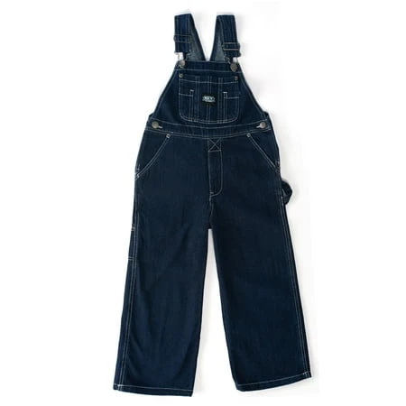 Youth Denim Bib Overall For Kids - Indigo Denim