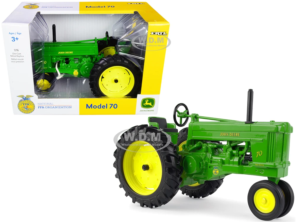 John Deere 1/16 Model 70 with FFA Logo Tractor