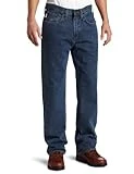 Men's Relaxed Fit Straight Leg Jeans Deepstone 33 X 34