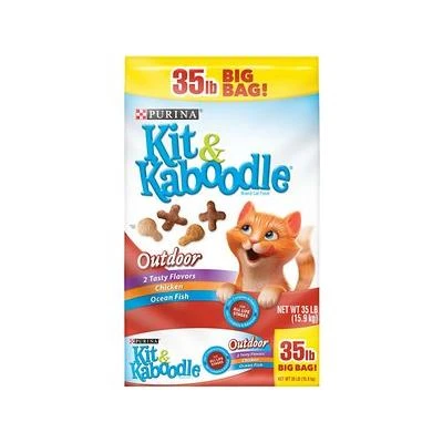 Kit & Kaboodle Outdoor Dry Cat Food 35lb