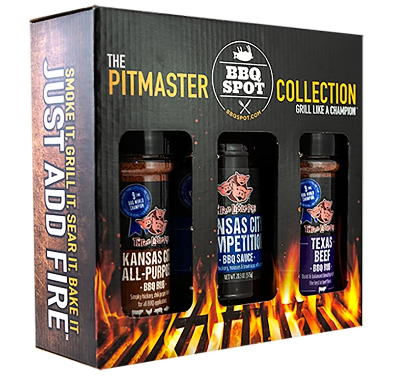 Pitmaster Gift Pack Ow89073 - 3 Lb Bbq Seasoning Collection