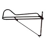 Collapsible Wall Mounted Saddle Rack - Black Folding Design