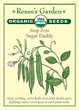 Organic Snap Pea Seeds - Certified Organic Variety