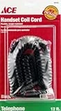 CORD HANDSET 12' BLACK