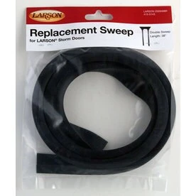 37-1/4-in Black Storm Door Sweep With Double-sweep Design