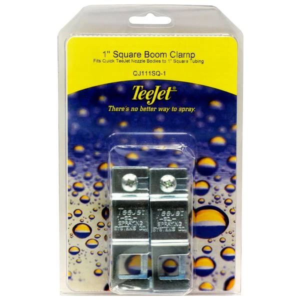 Pk-qj111sq-1 2-pack 1" Square Boom Hose Clamp