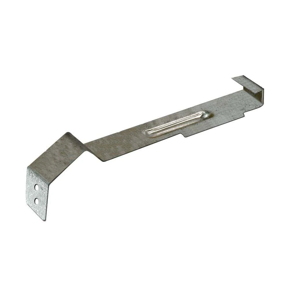 4 In. Galvanized Steel Hidden Gutter Hanger By Construction Metals - Model Hh24g-18