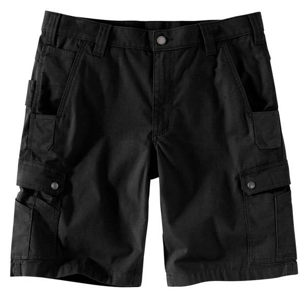 Men's Rugged Flex Relaxed Fit Ripstop Cargo Work Shorts - Durable And Comfortable