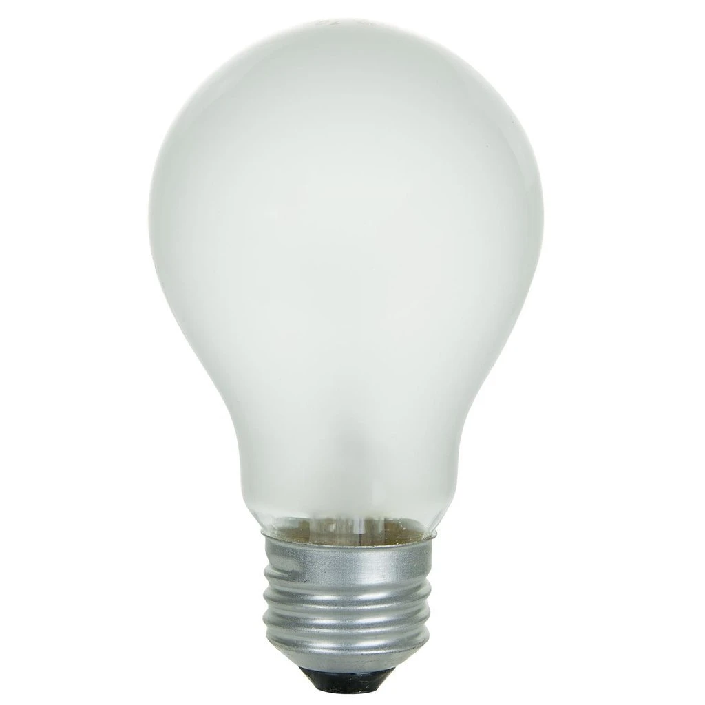 4PK - SUNLITE 40w 130V Rough Service Medium Base Frost Bulb