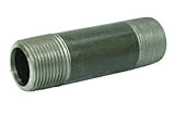 NIPPLE BLACK 1.25" X 5"