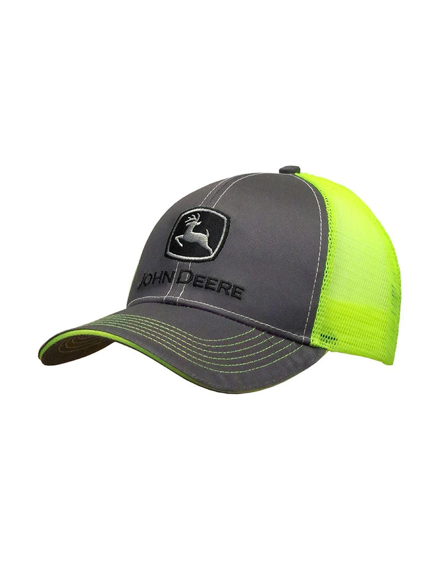 Men's John Deere Neon And Charcoal Cap - Model Lp67045