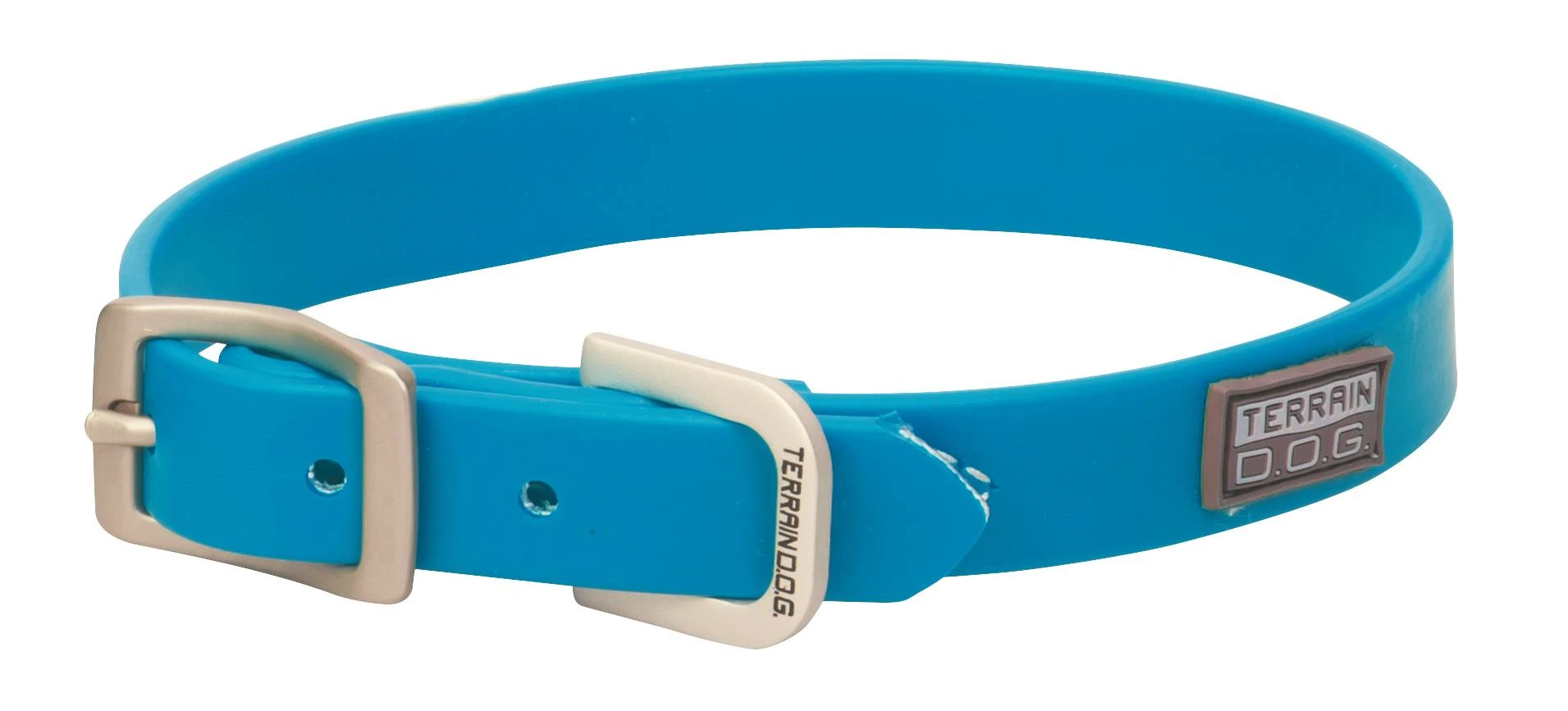 Terrain D.o.g. X-treme Adventure Dog Collar, Hurricane Blue, 3/4" X 15"