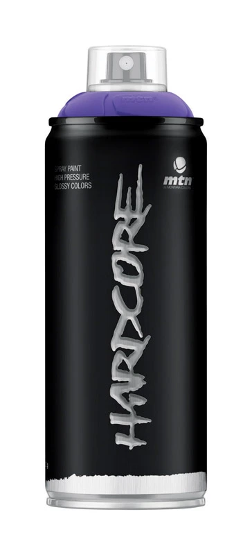 Hardcore Gloss Anonymous Violet Spray Paint 11 Oz - All Purpose, Uv & Water Resistant