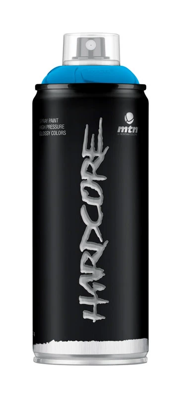Hardcore Gloss Electric Blue Spray Paint 11 Oz - All Purpose, Uv & Water Resistant