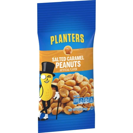 Planters Salted Caramel Peanuts 2 oz. Bag