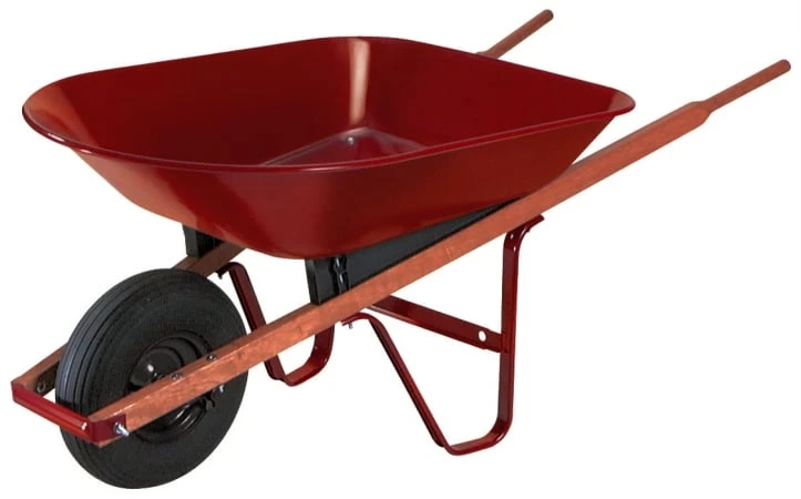 4 Cubic Foot Steel Homeowner Wheelbarrow S4 30 - Durable And Versatile