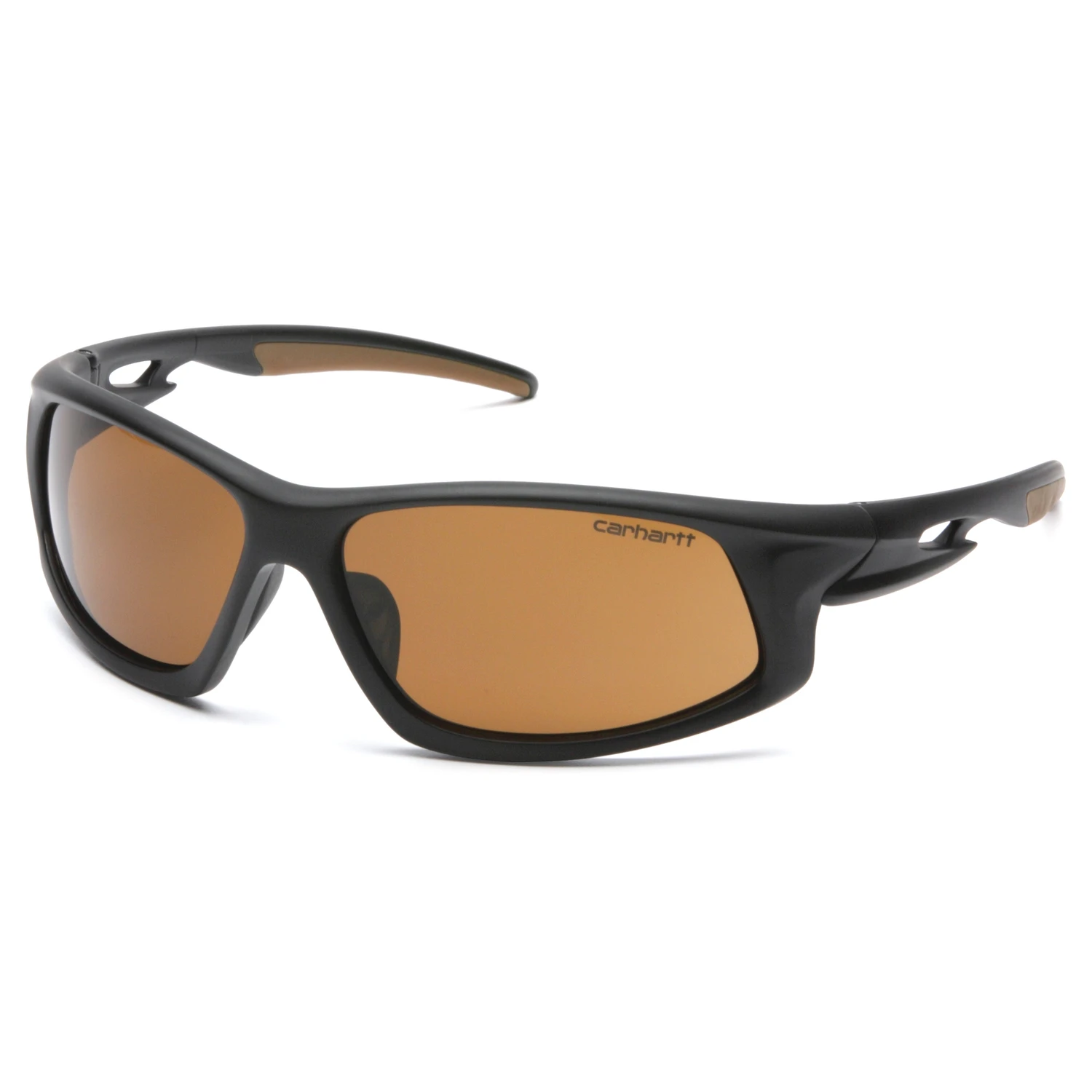 Ironside Anti-fog Safety Glasses Bronze Lens Black/tan Frame Chb618dt