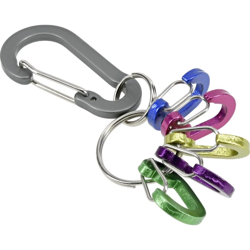 Aluminum Multicolored Clip/hook Carabiner - Lightweight And Durable Design