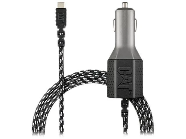 Cat-cla2-usbc Black Usb-c Vehicle Charger - 5.4a For 3 Devices