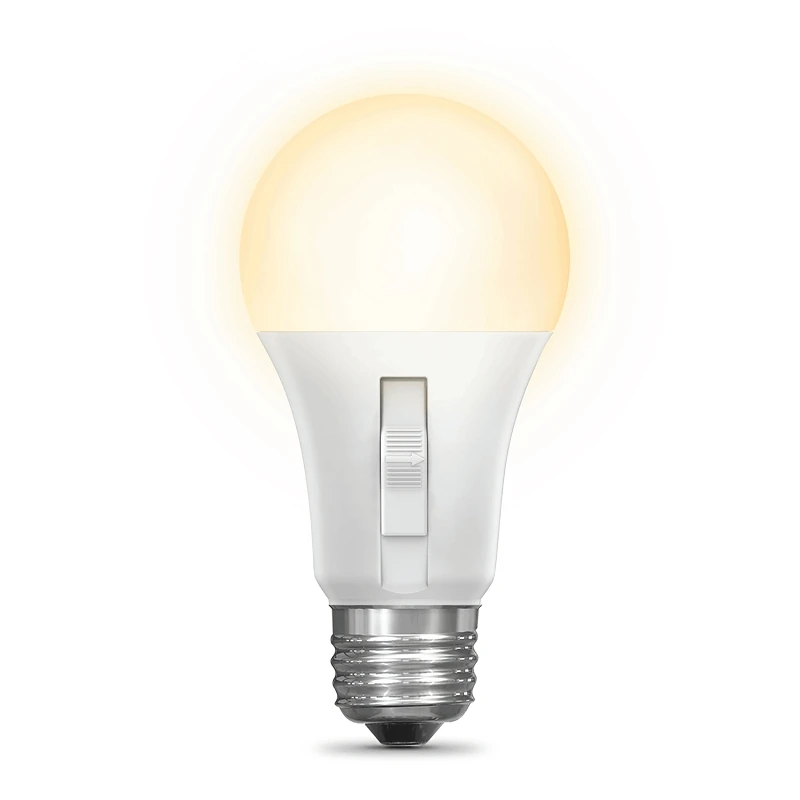 Feit A19 E26 (Medium) LED Dusk to Dawn Bulb Adjustable White 60 Watt Equivalence 1 pk