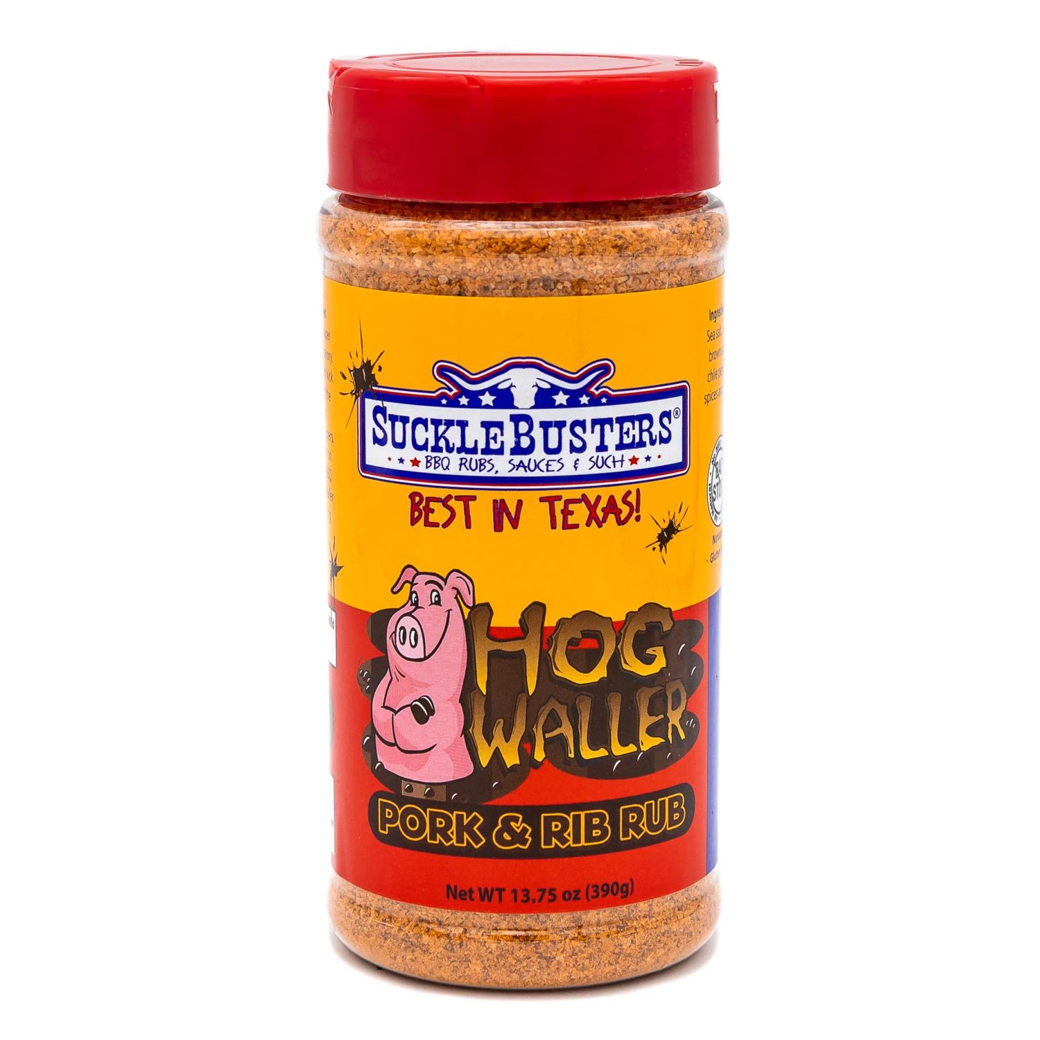 Hog Waller Bbq Rub 13.75 Oz - Sweet & Spicy Flavor For All Meats