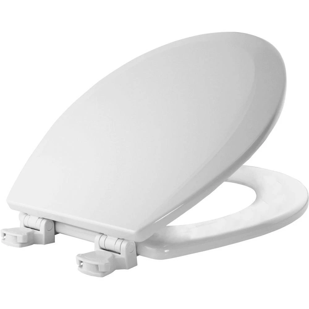Lift-off Wood Round Toilet Seat Model 500ec 000 In White