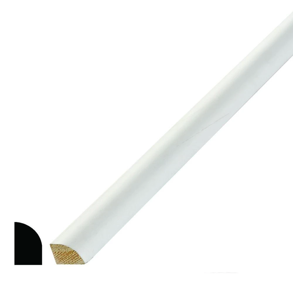 Wm 129 Primed Pine Finger-jointed Shoe Base Moulding 11/16 In. X 7/16 In. X 96 In.
