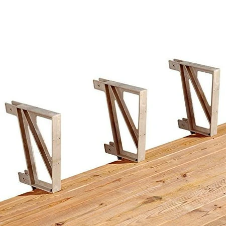 Heavy-duty Deck Bench Brackets For Outdoor Furniture And Docks