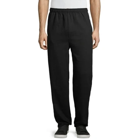 Men's Gildan Heavyblend Fleece Elastic Hem Pocketed Sweatpants - Comfortable And Stylish