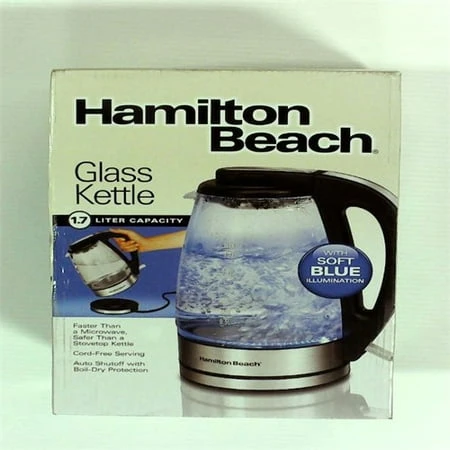 Illuminated Compact Glass Kettle 1.7 Liter Model 40869