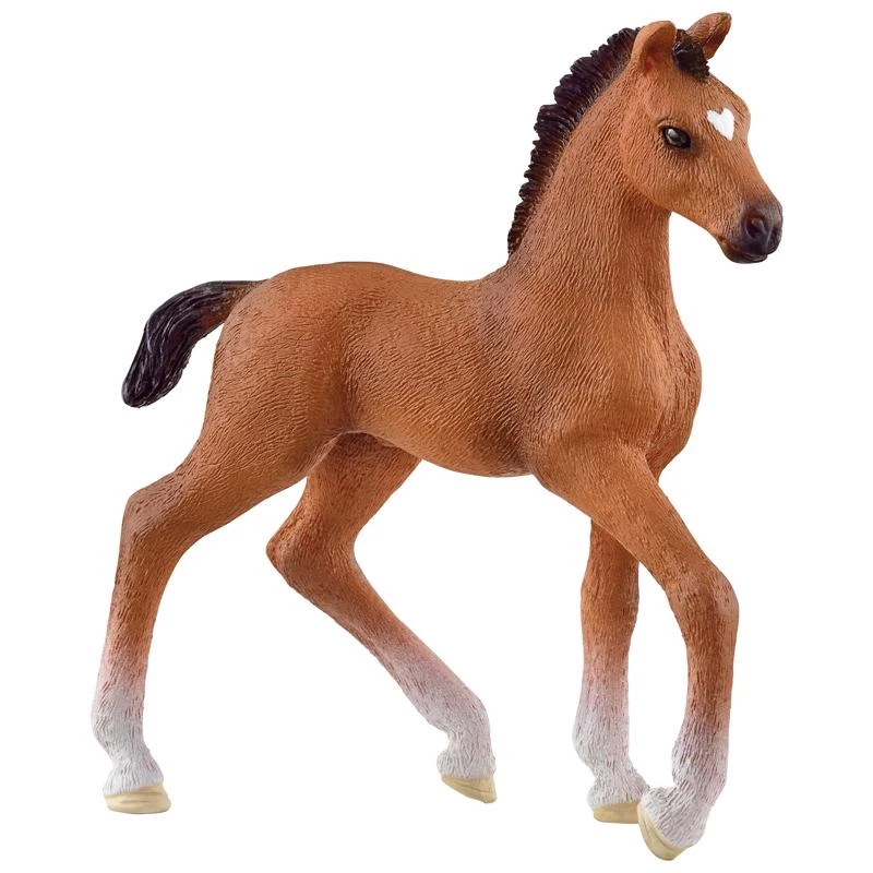 Oldenburg Foal Horse Figurine Brown 3.43 In. Tall