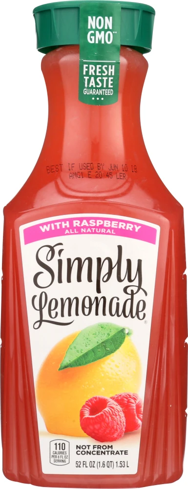 SIMPLY RASPBERRY LEMONADE 52OZ