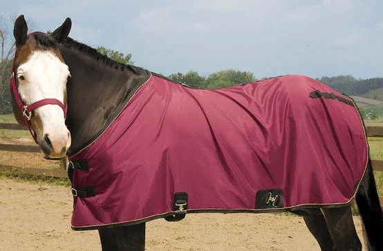 NYLON STABLE SHEET 70" BURGUNDY