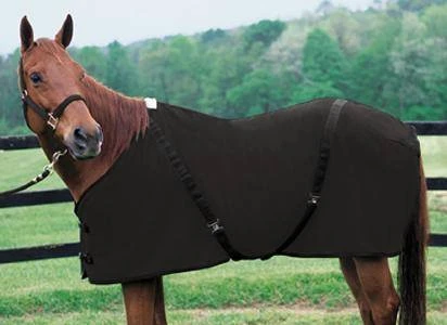 POLAR FLEECE BLANKET 68" BLACK