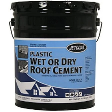 61715 5 Gallon Wet Or Dry Roof Cement For All Weather Protection