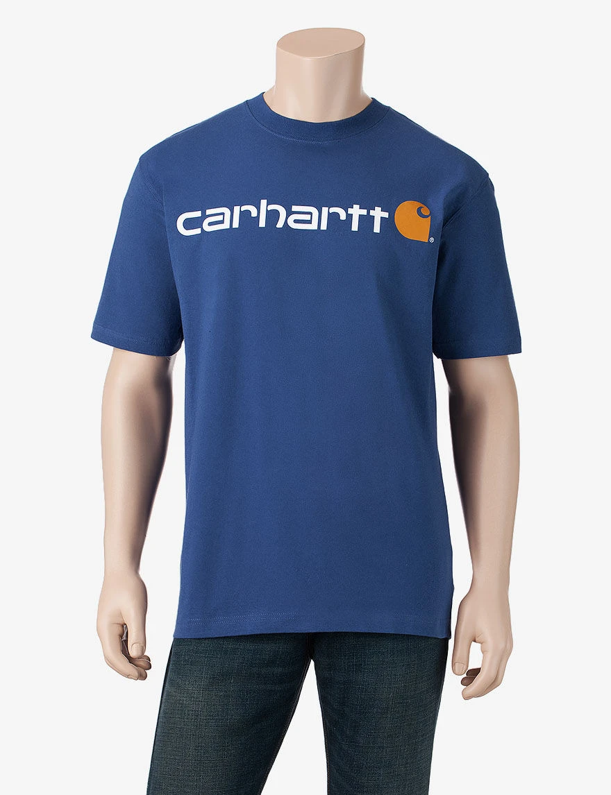 Men's Signature Logo Short Sleeve T-shirt, Royal Blue, Xx-large/regular