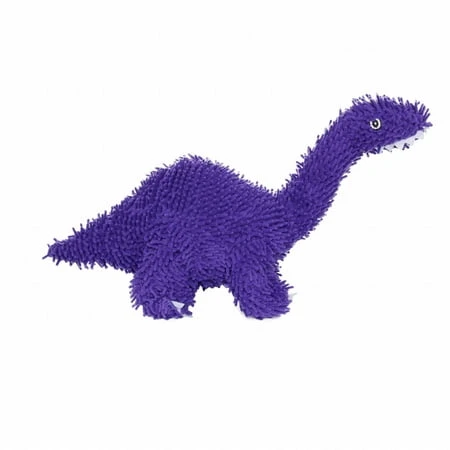 Microfiber Ball Medium Brachiosaurus Purple Squeaky Dog Toy