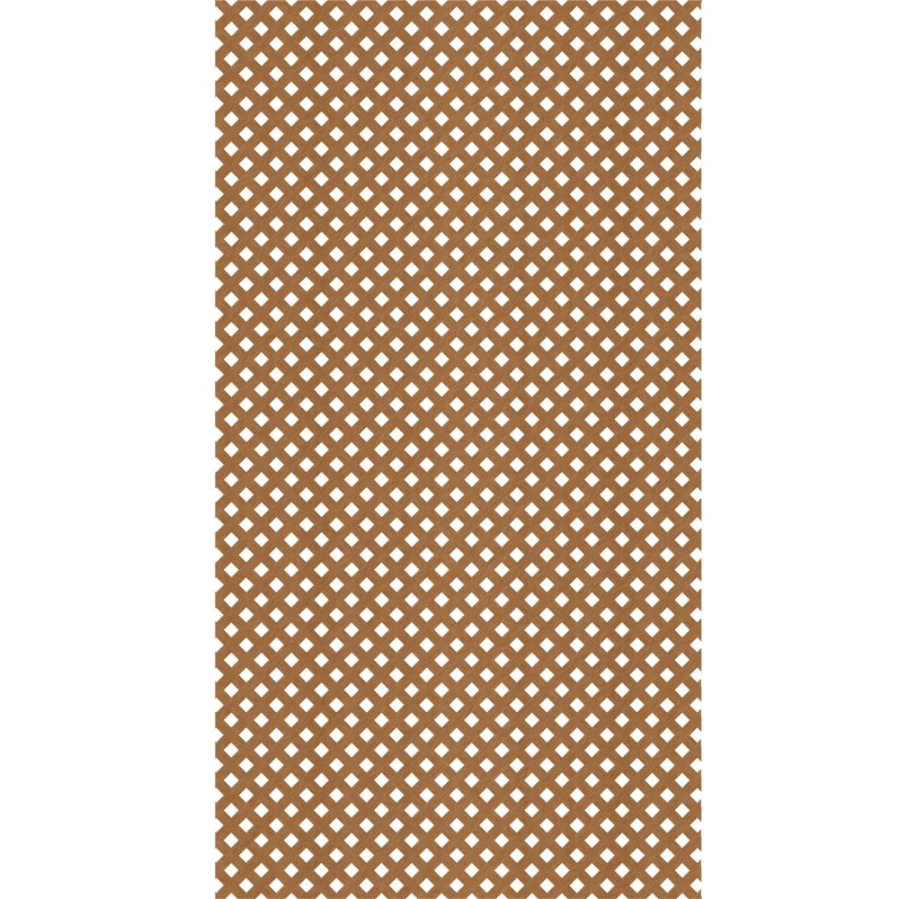 0.2 In. X 48 In. X 8 Ft. Cedar Privacy Vinyl Lattice