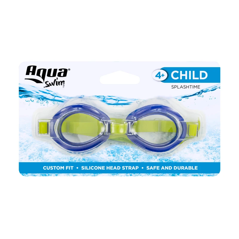 Junior Swim Goggles - Assorted Colors, Pvc Material, Model Aqg13684a