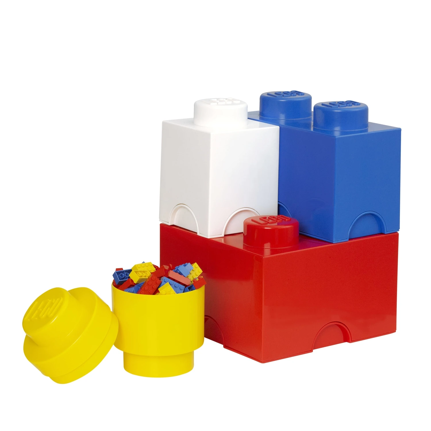 Storage Brick Set Plastic Assorted 8 Pieces For Creative Organization