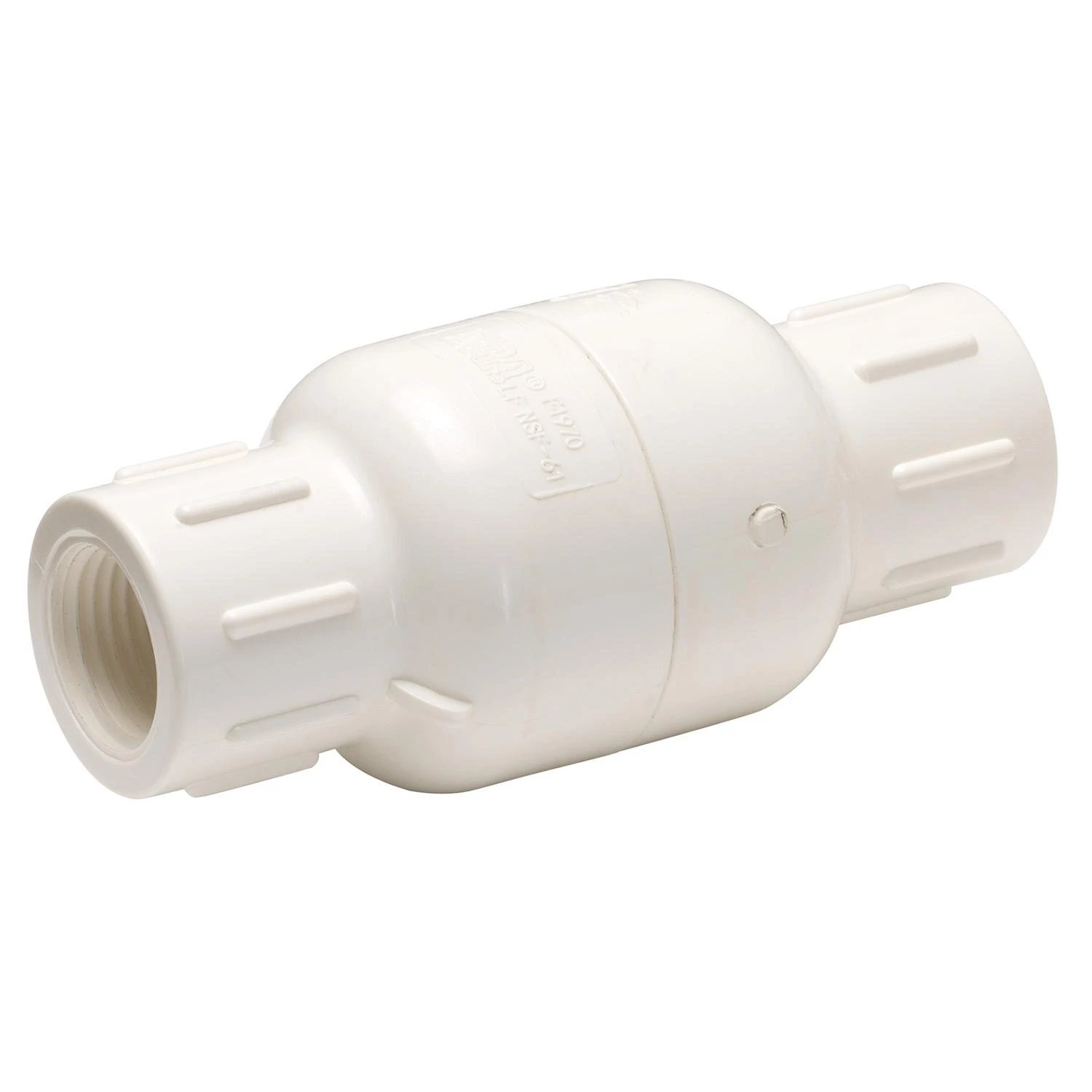 1-1/2 In. D Fip Pvc Spring Loaded Check Valve - Model Vckp40b7b
