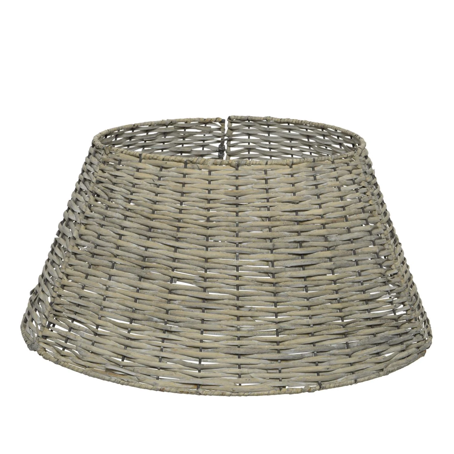 Gray Willow Basket Tree Collar 11 In. For Indoor Christmas Decor