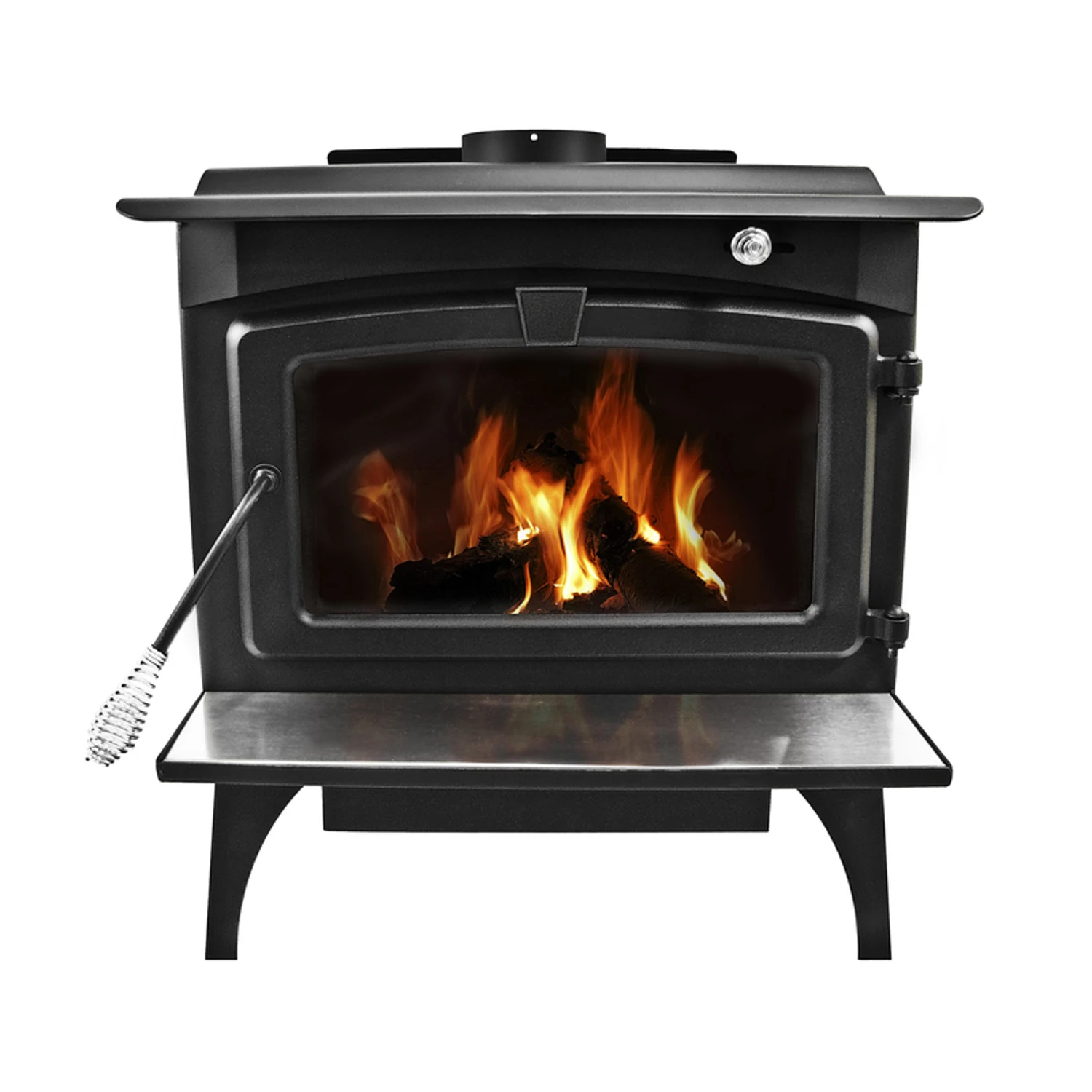 Pleasant Hearth Classic Wood Burning Stove 2200 Sq Ft Heating Area 295 Lb Capacity