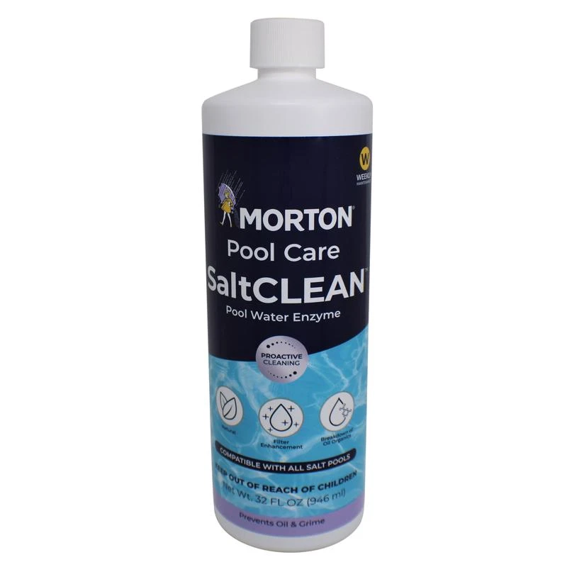 Saltclean Liquid Enzyme Cleaner 32 Oz For Salt Water Pools