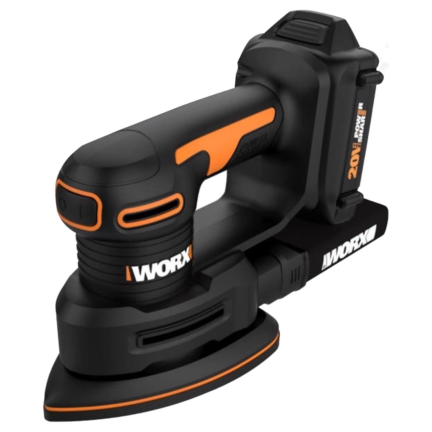 20v Cordless Detail Sander Kit With Battery & Charger - Wx822l