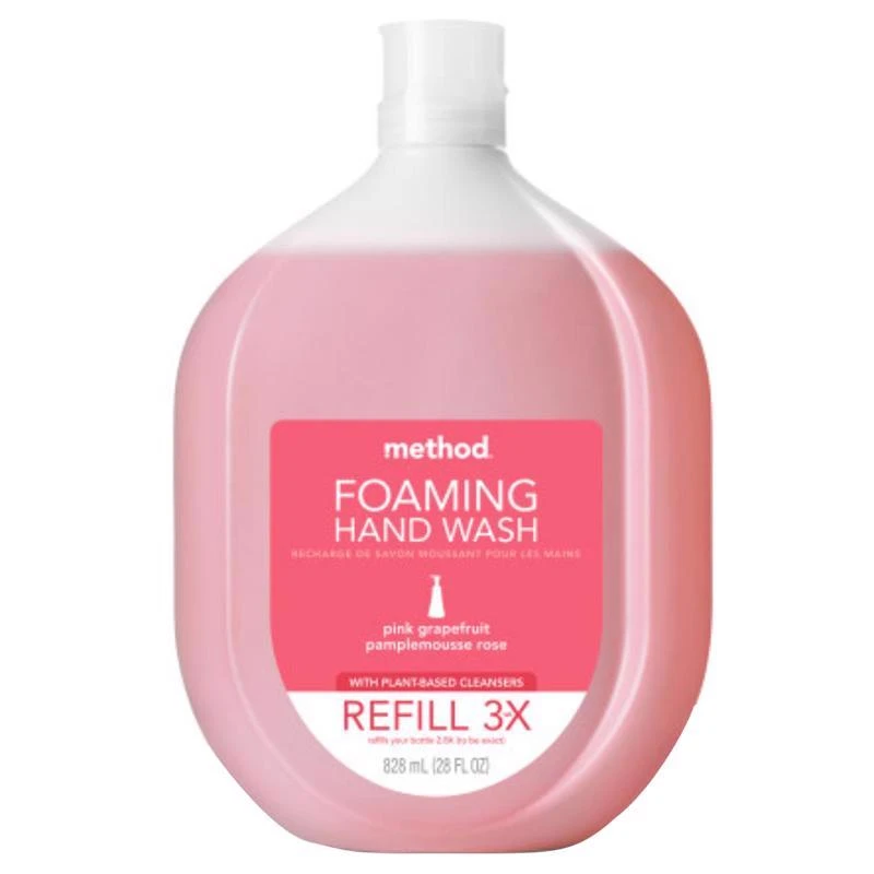 Pink Grapefruit Scent Foam Hand Soap Refill 28 Oz - Antibacterial, Moisturizing